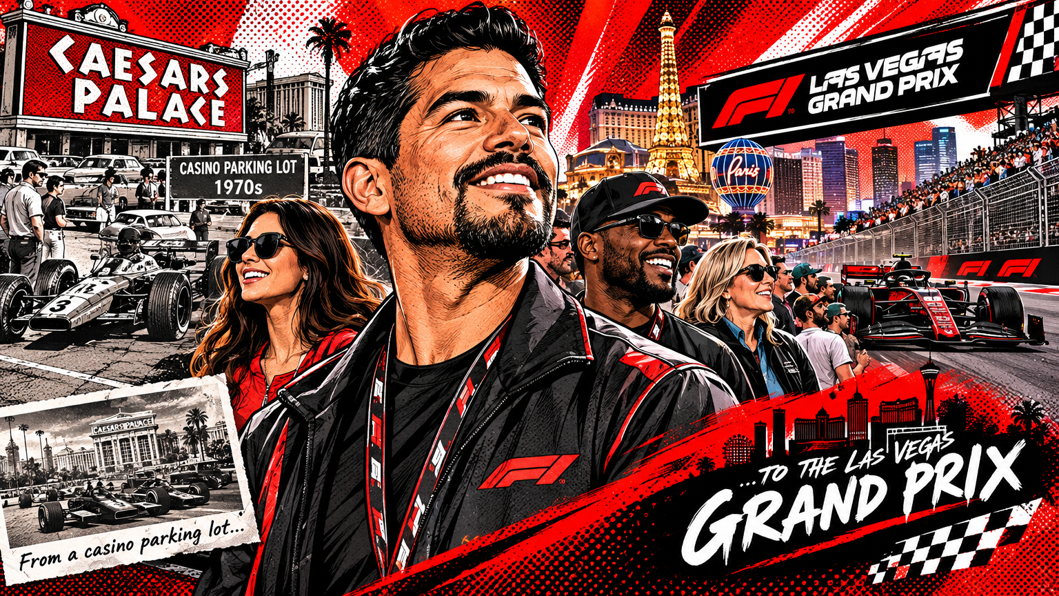 The Wild History of Formula 1 in Las Vegas (From a Casino Parking Lot to the Las Vegas Grand Prix)