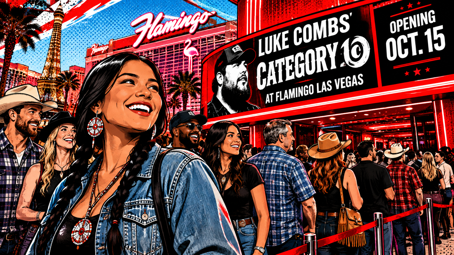 Luke Combs’ Category 10 Sets Oct. 15 Opening at Flamingo Las Vegas