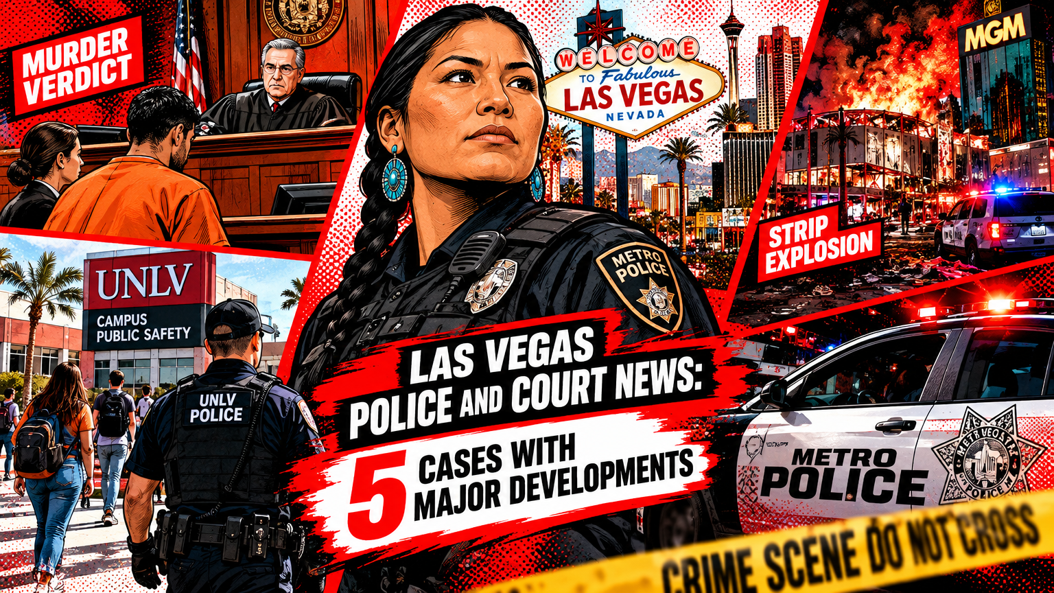 Las Vegas Police and Court News: 5 Cases With Major Developments