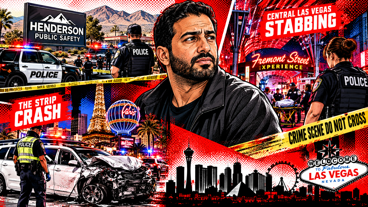 Las Vegas Crime News to Watch: Henderson Shooting, Strip Crash and Central Las Vegas Stabbing