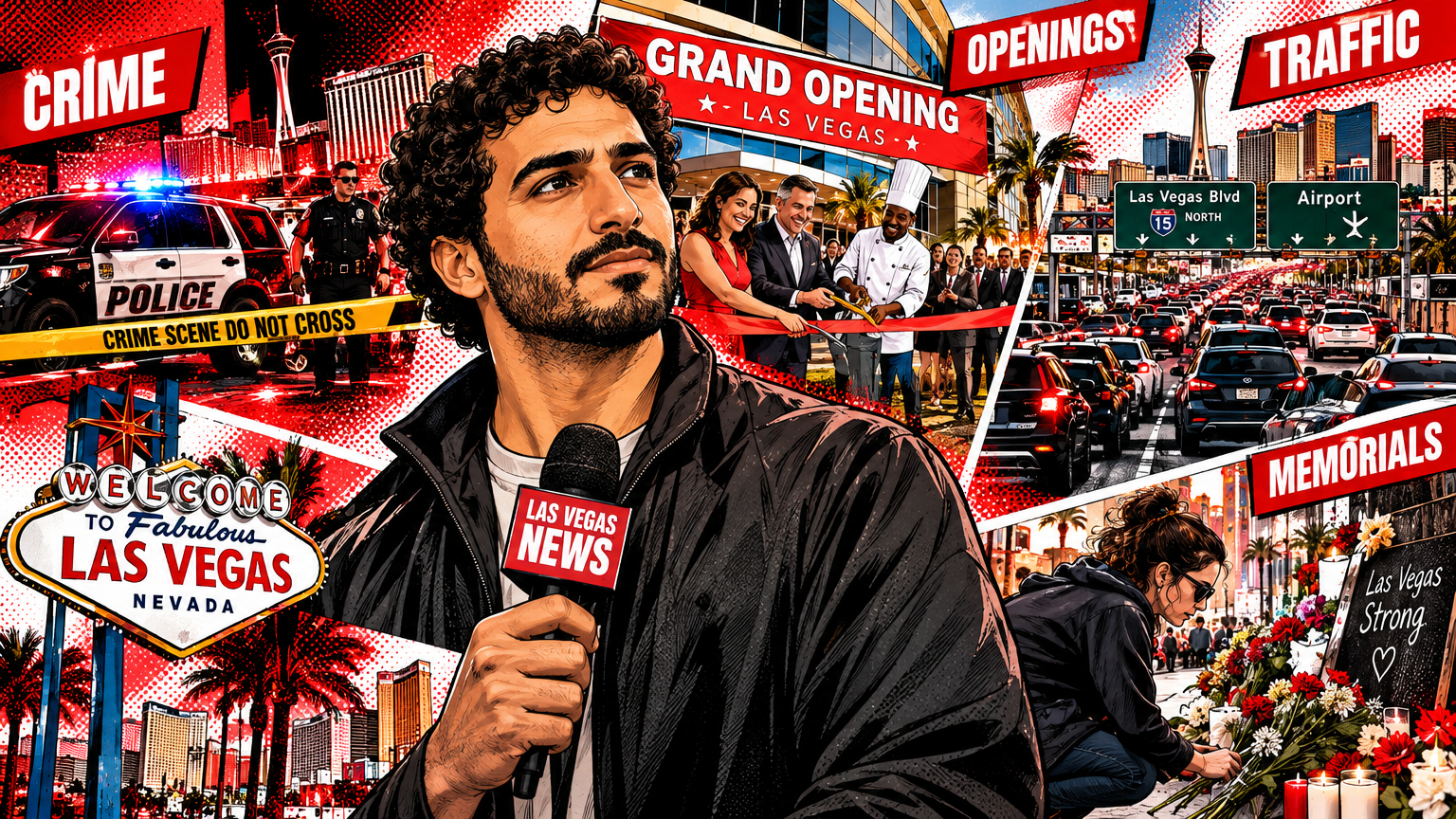 The Las Vegas News Stories That Keep Returning: Crime, Openings, Traffic, and Memorials