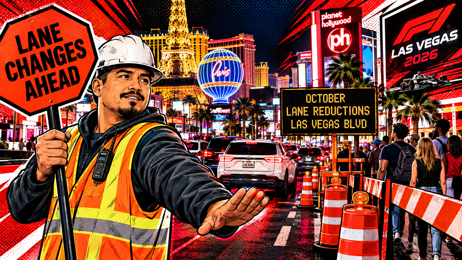 The Las Vegas Boulevard lane changes news readers need to watch this month