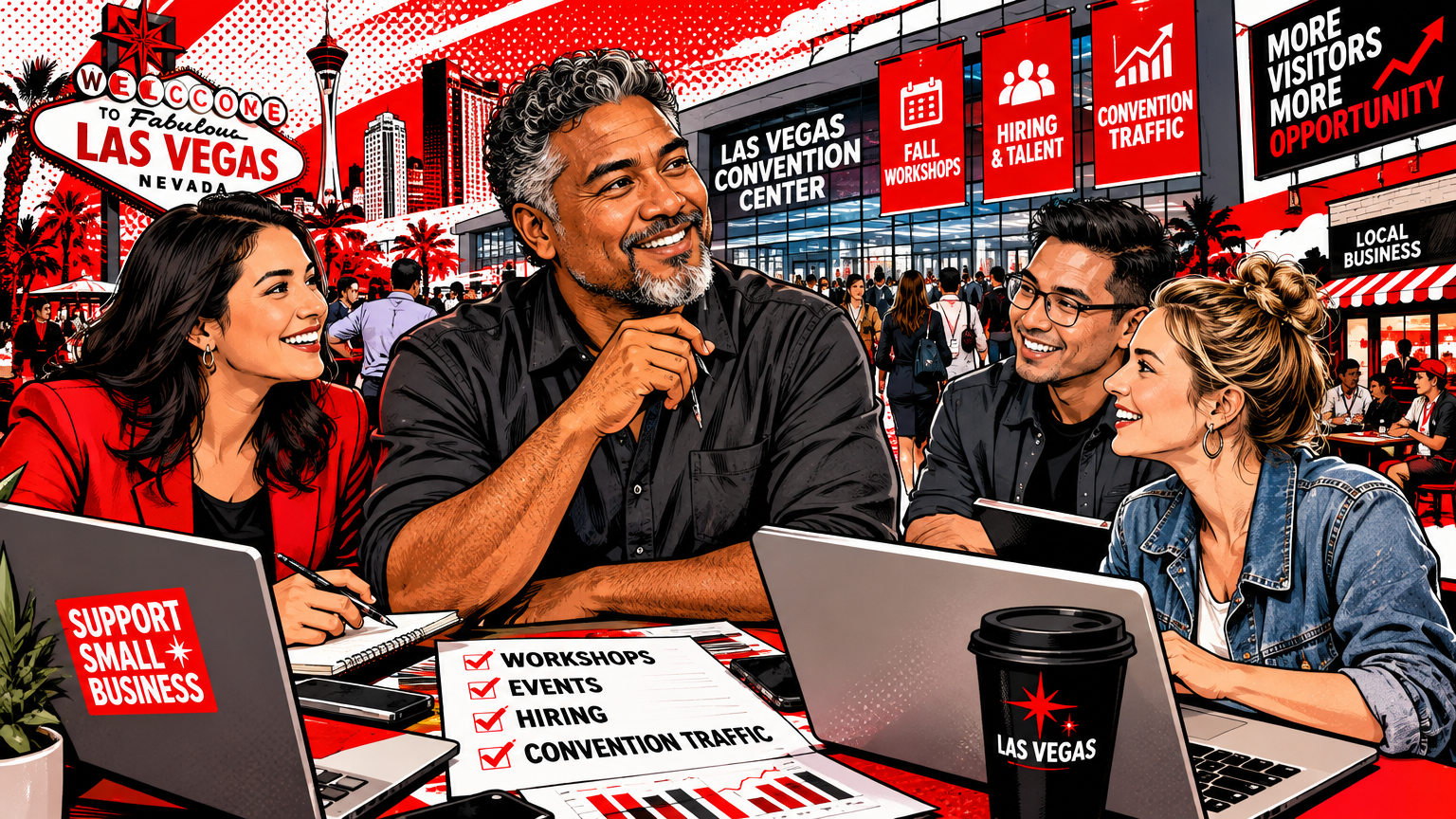 Las Vegas Business News to Watch: Small Business Events, Hiring, and Convention Traffic