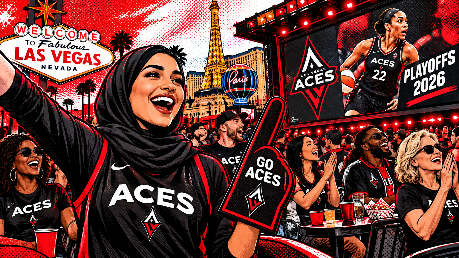 The Aces’ 2026 Semifinals Could Turn Las Vegas Into a Basketball Watch-Party City Again