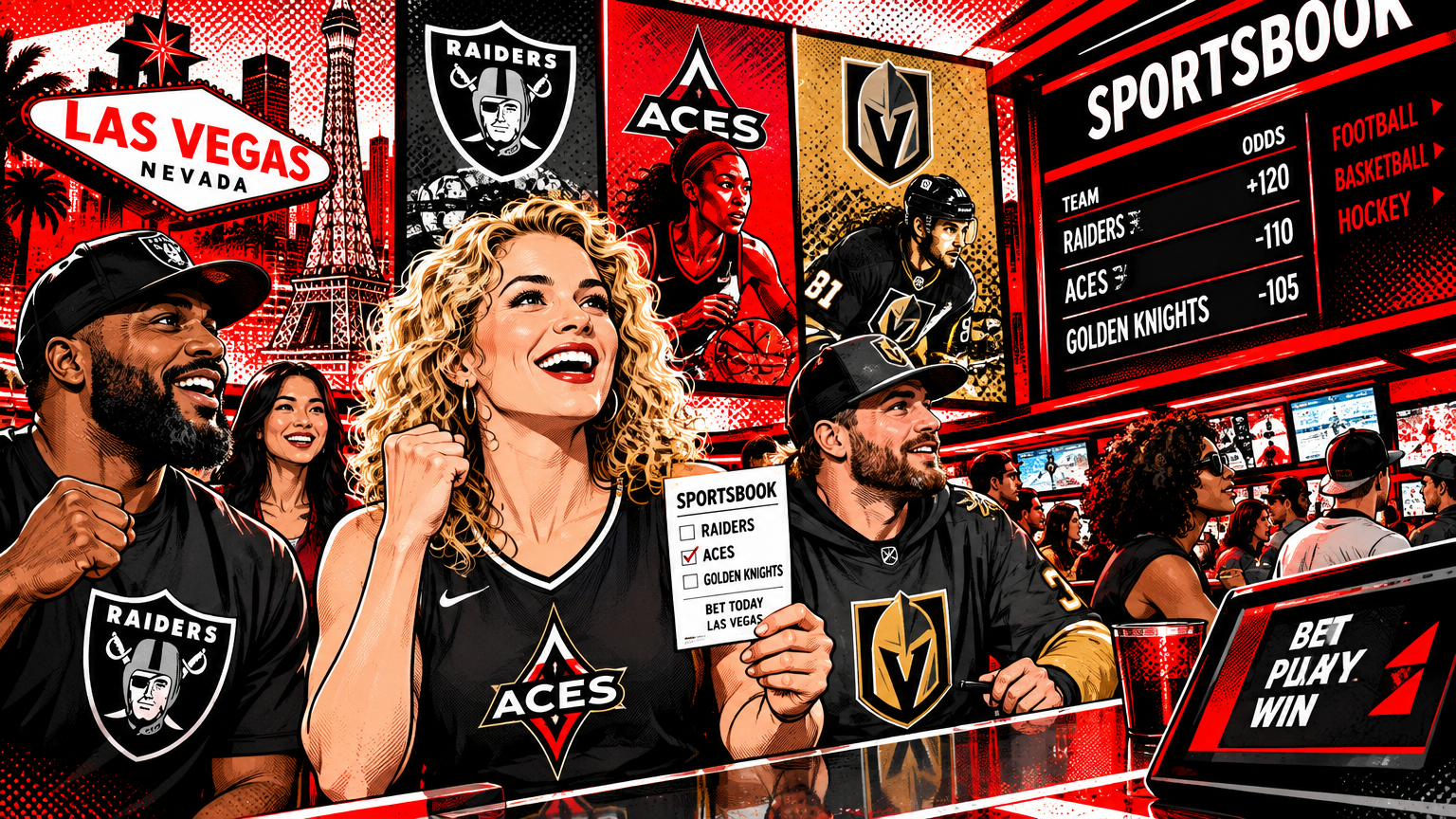 Why Raiders, Aces and Golden Knights Could Draw Las Vegas Sportsbook Attention This Week