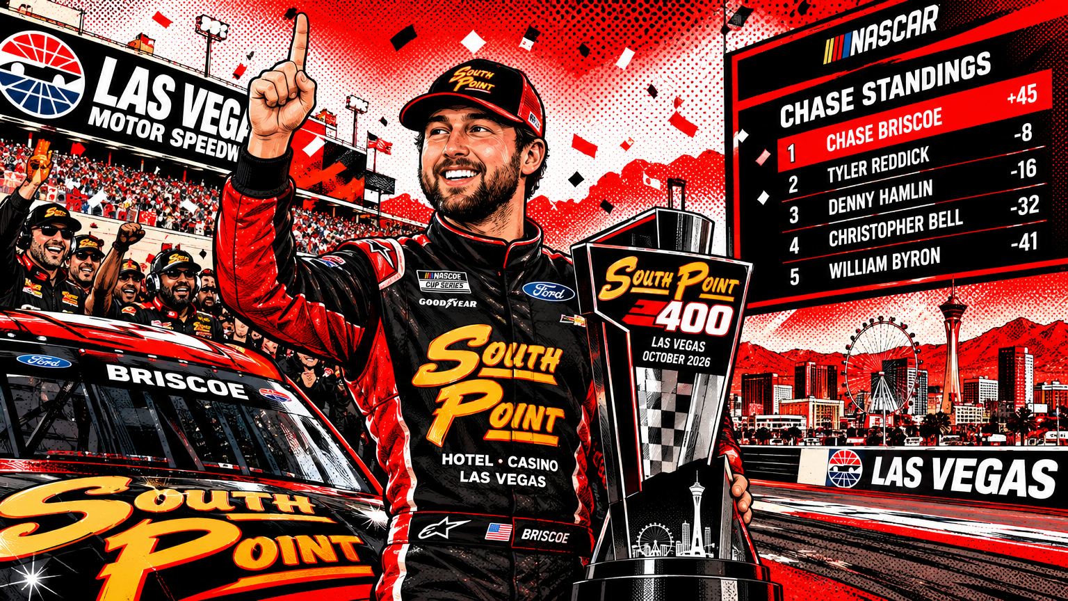 Chase Briscoe’s South Point 400 Win Was Las Vegas’ October NASCAR Headliner