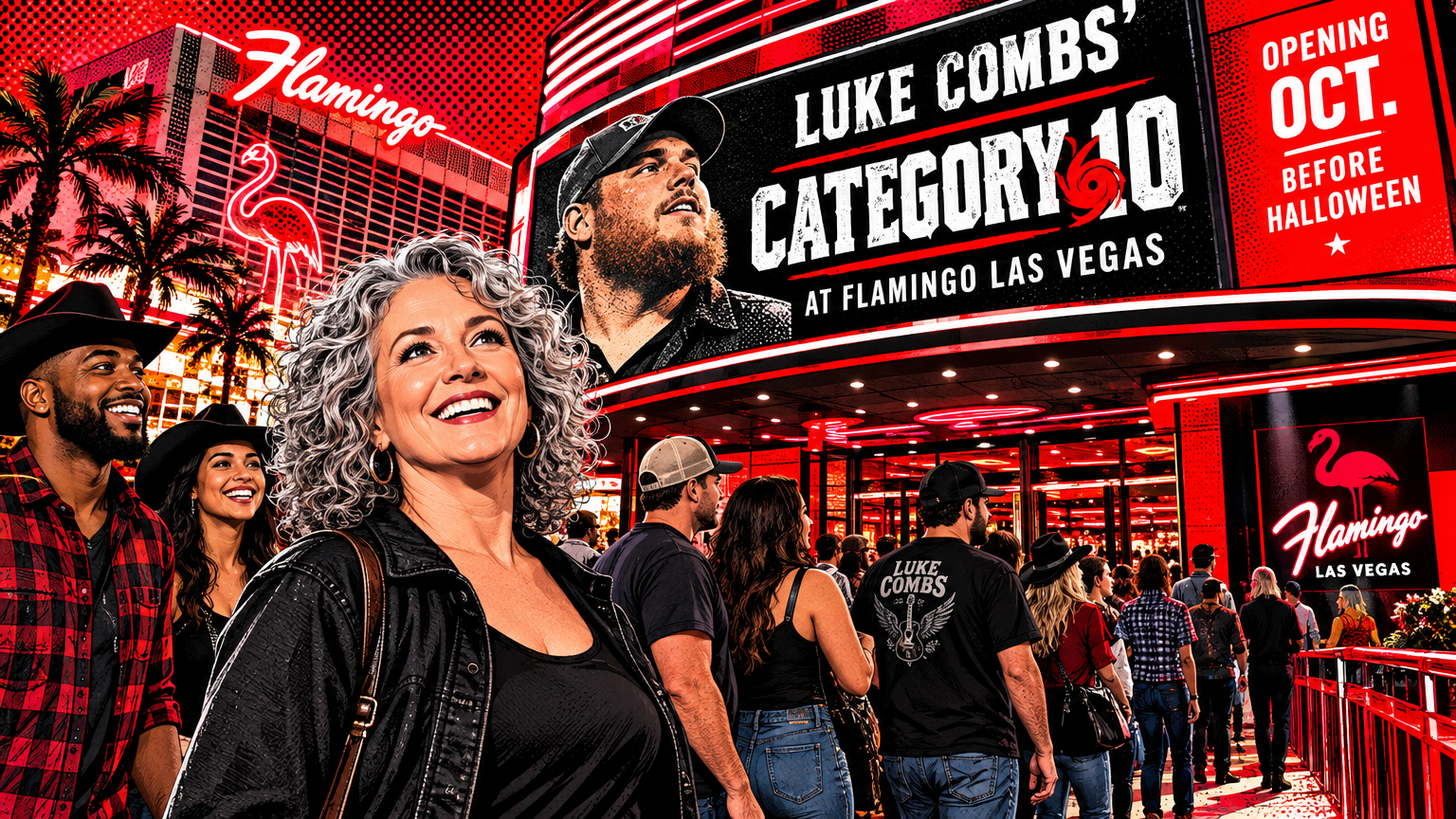 Luke Combs’ Category 10 Set to Open at Flamingo Las Vegas Ahead of Halloween