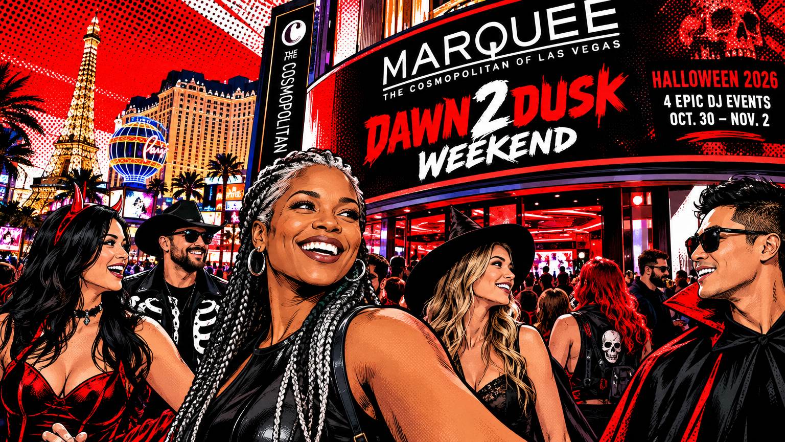 Halloween 2026 on the Strip: Marquee Announces Dawn 2 Dusk Weekend