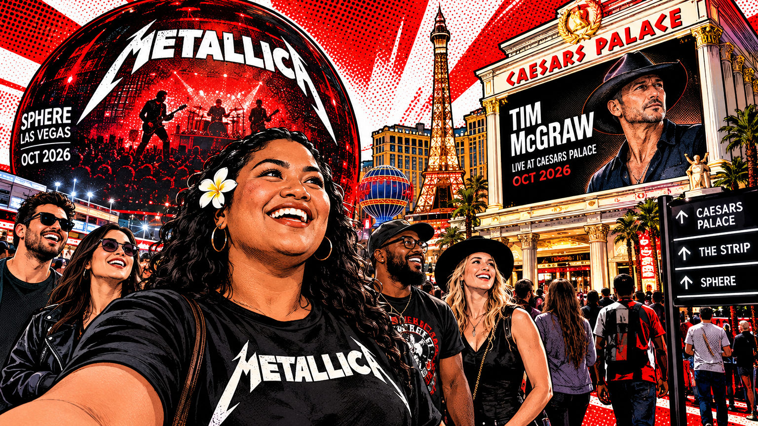 Why October 2026 Is a Big Month for Las Vegas Residencies at Caesars, Sphere, and the Strip