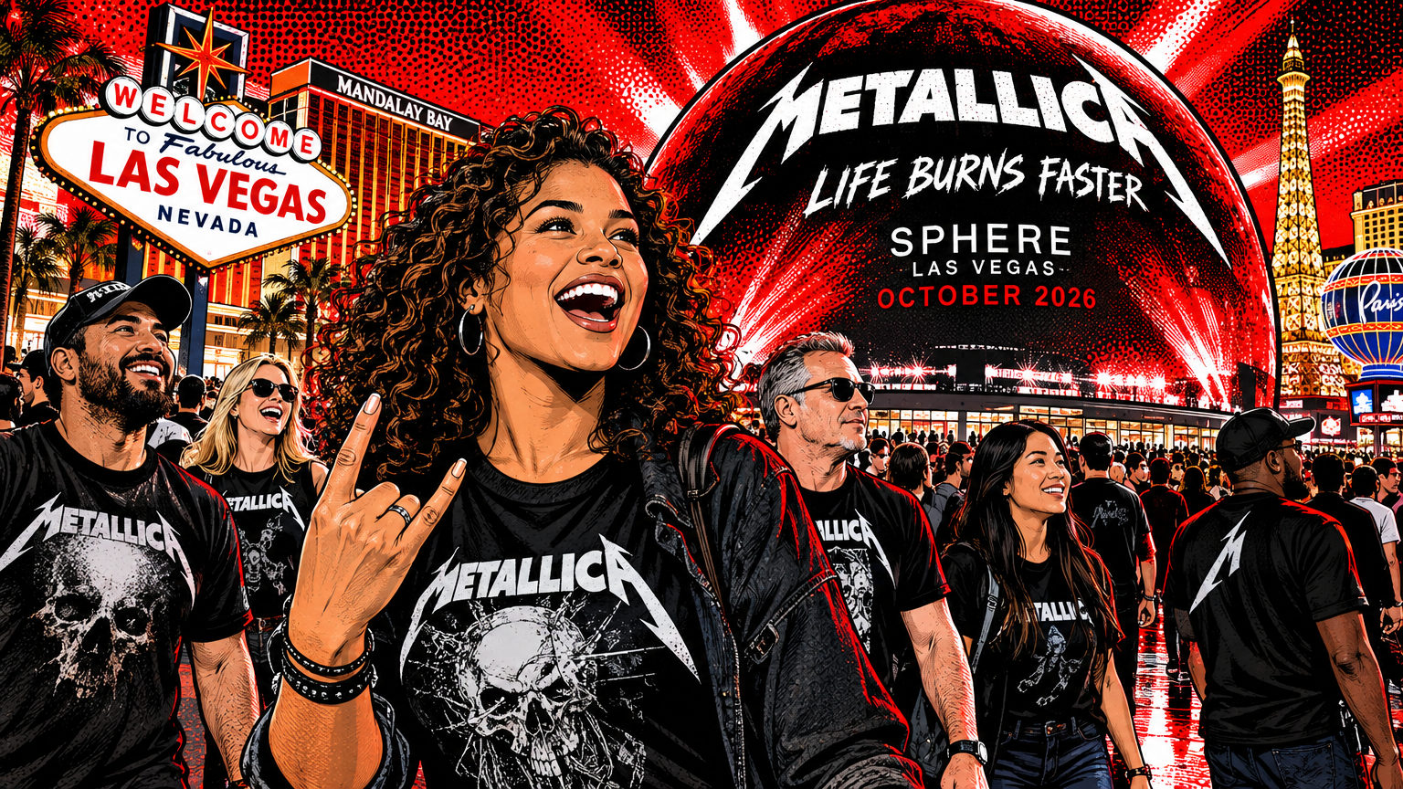 Metallica at Sphere is October 2026’s must-see Las Vegas rock event