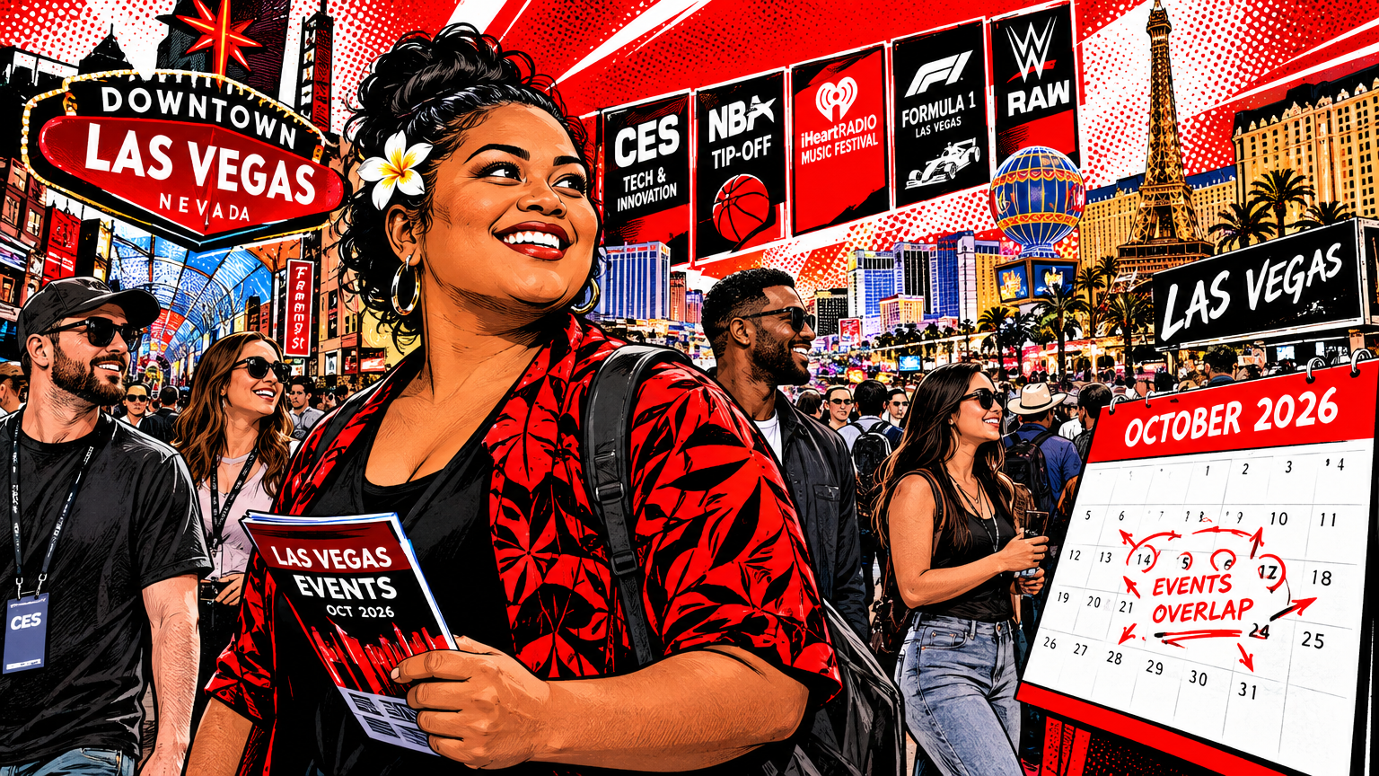 October 2026's event overlap is here. What Downtown and the Strip should know