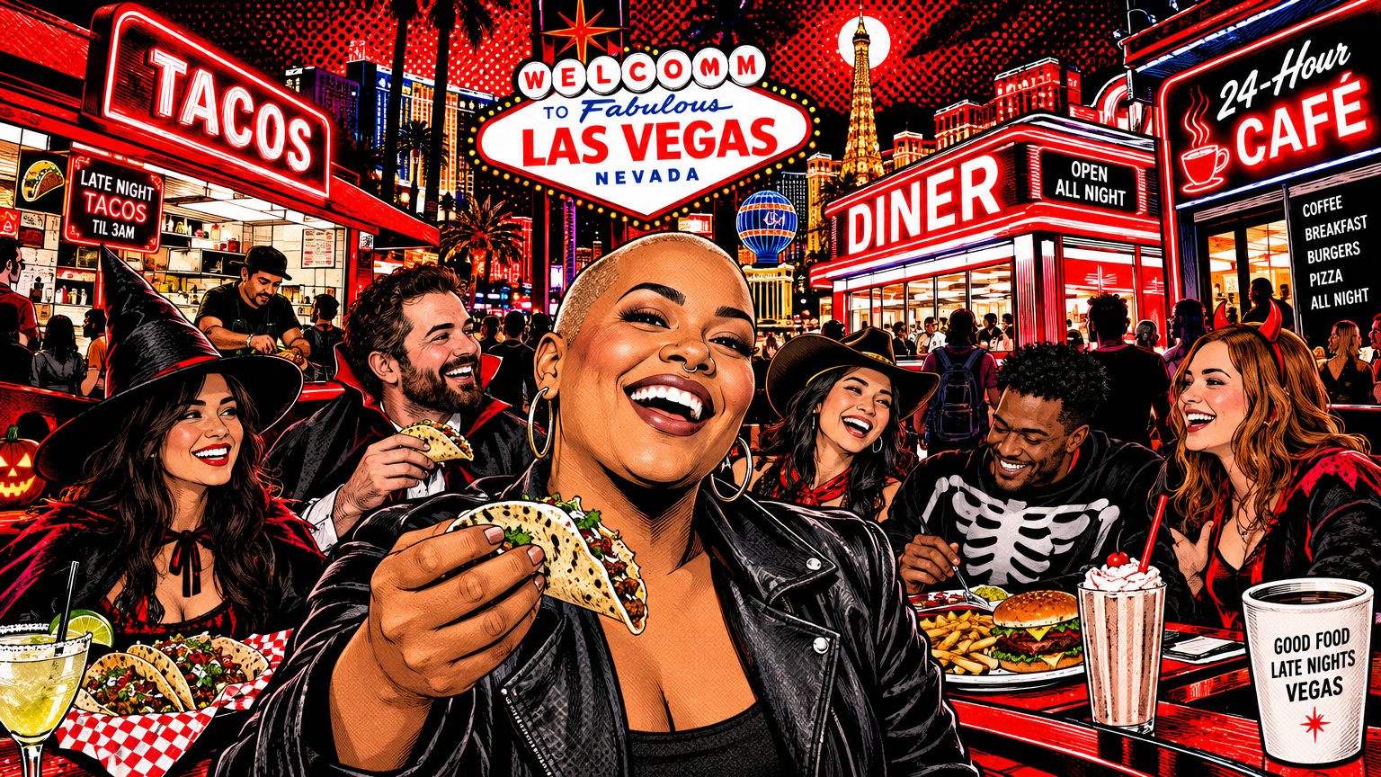 Where to Eat After Midnight on Halloween in Las Vegas