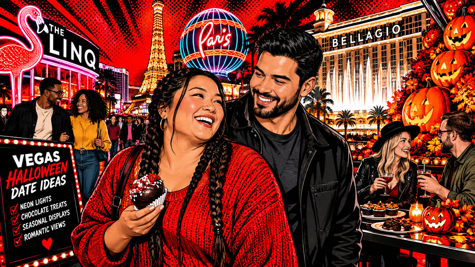 Halloween Date Ideas for People Who Hate Horror: Vegas Without the Screaming