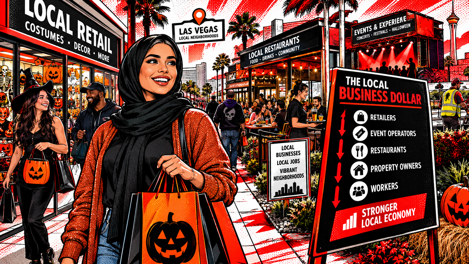 Who Really Benefits From Halloween Outside the Strip? Following the Local Business Dollar