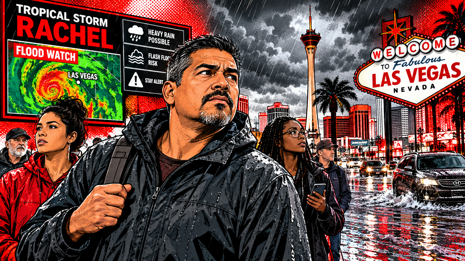 Tropical Storm Rachel Put Las Vegas on Alert: What the Flood Watch Means for the Valley