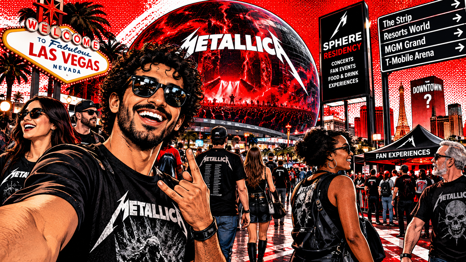 Metallica’s Sphere Residency Adds Fan Events Across the Strip, With Downtown Impact Still Unclear