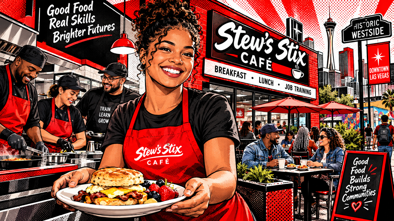 Downtown Vegas Gets a New Café-Plus-Job-Training Story in the Historic Westside