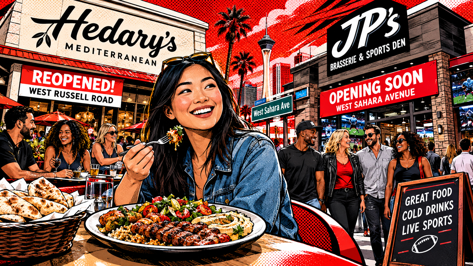Hedary’s Reopens as JP’s Brasserie Prepares for West Las Vegas Debut