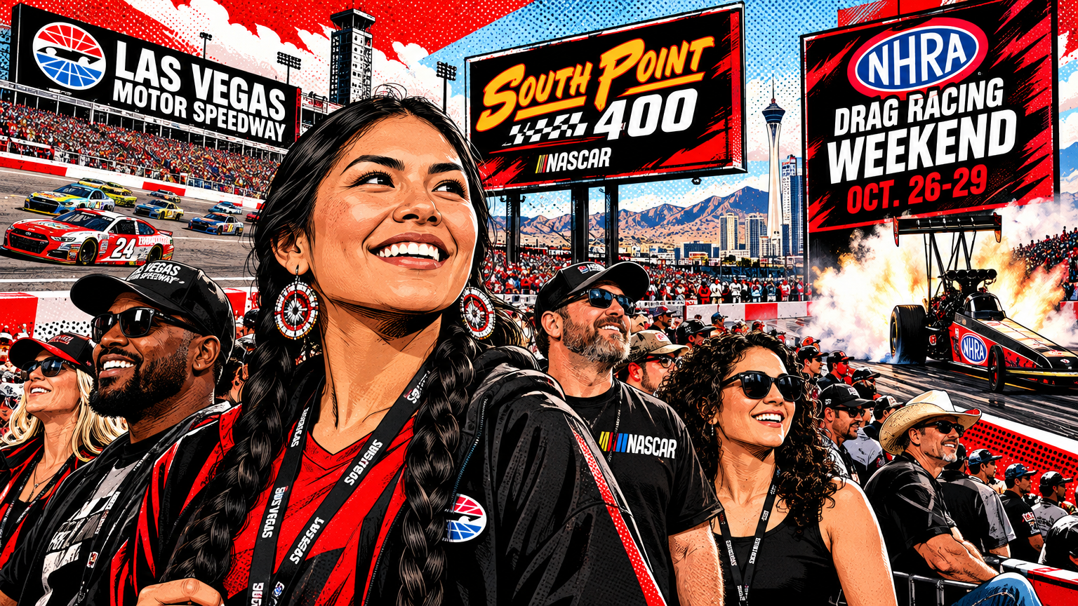 Las Vegas Motor Speedway’s October Race Slate: NASCAR Win, NHRA Weekend Ahead