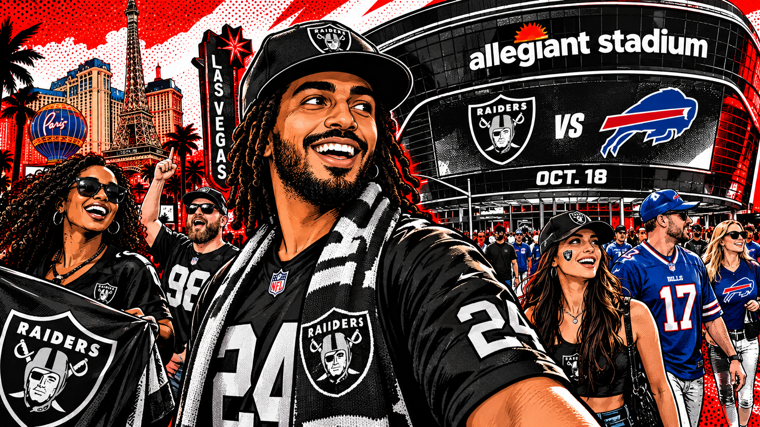Raiders vs. Bills Brings a Major Matchup to Allegiant Stadium on Oct. 18