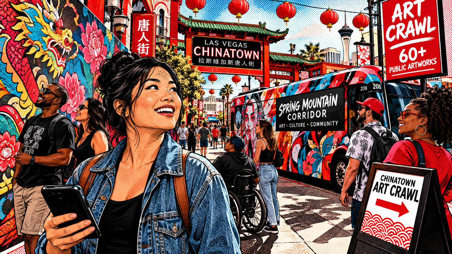 Las Vegas Chinatown Launches Art Crawl With More Than 60 Public Artworks