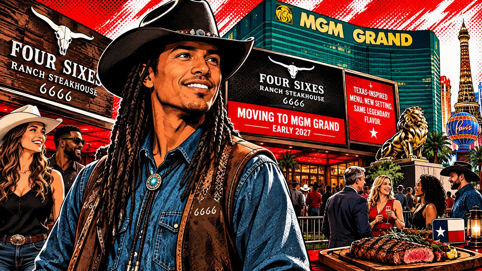 Four Sixes Ranch Steakhouse Is Moving to MGM Grand in 2027