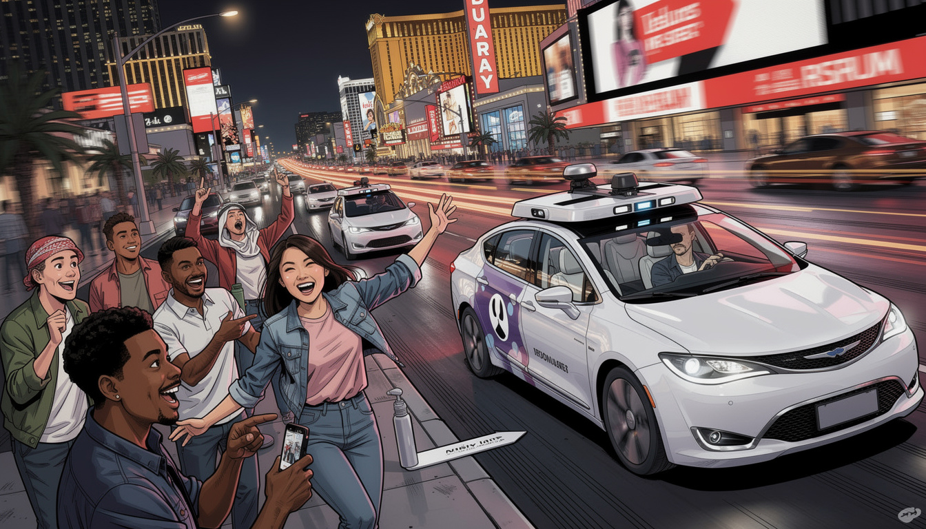 Waymo launches fully autonomous rides on the Las Vegas Strip