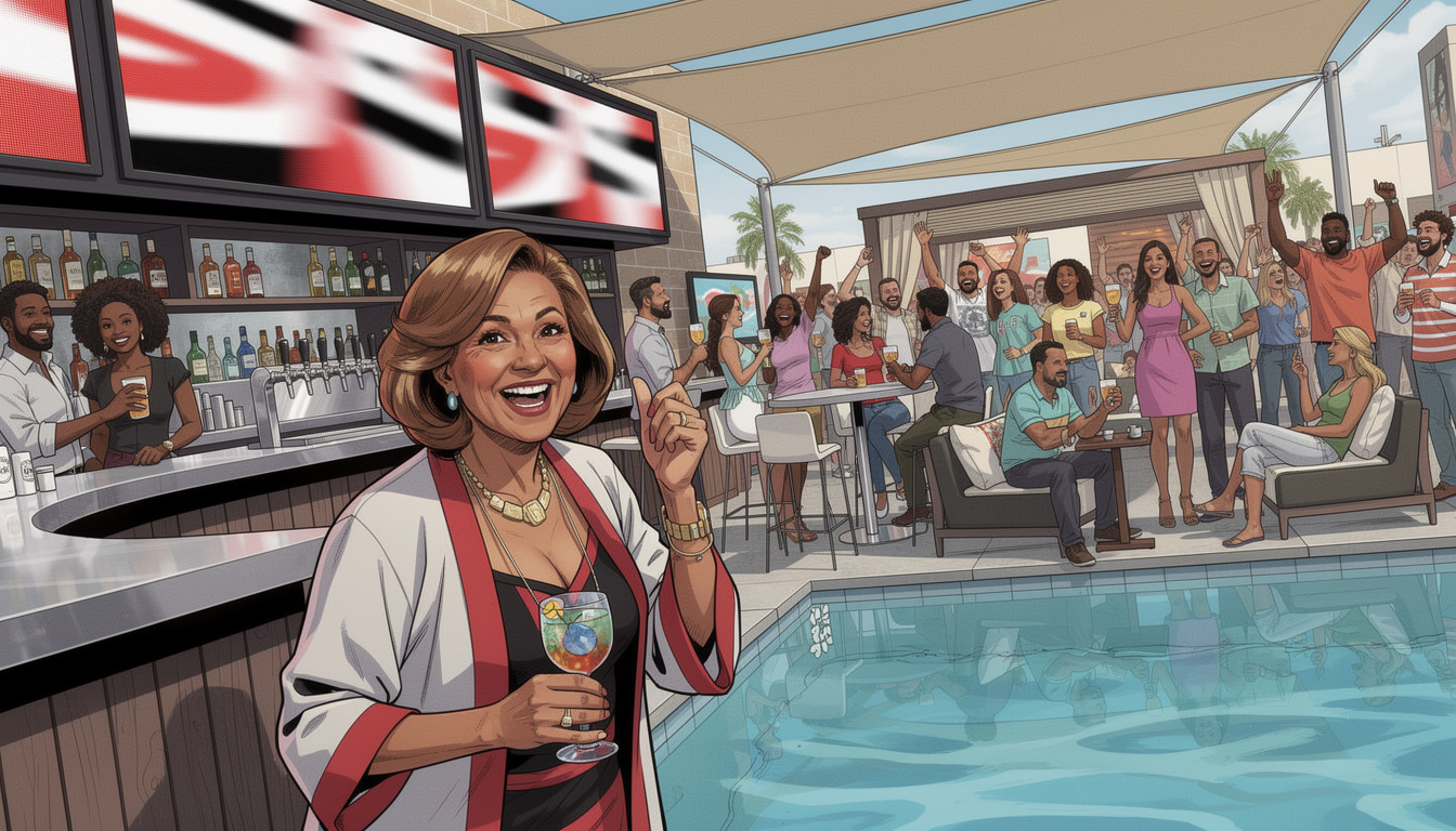 Vegas's New Pool Club: The Business Model Behind Open-Air Sports Bar Vibes